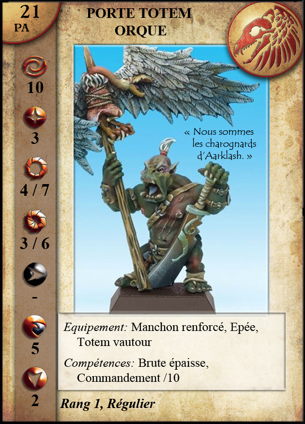 Porte-Totem Orque